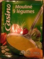 Mängden socker i Mouliné 9 légumes