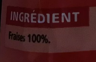 Mängden socker i Fraises Entières