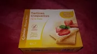 Mängden socker i Tartines craquantes riz & maïs sans gluten