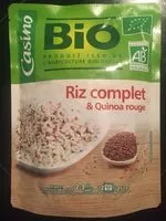 Mängden socker i Riz complet et quinoa rouge bio en doypack