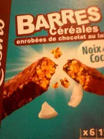 Mängden socker i Barre céréalière enrobage total Coco x6