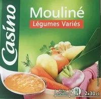 Mängden socker i Mouliné de légumes variés