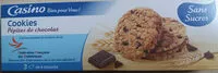 Mängden socker i Cookies aux pépites de chocolat sans sucres
