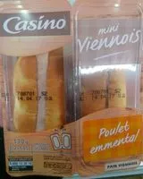 Mängden socker i Mini viennois poulet emmental