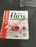 Mängden socker i Jambon de Paris découenne dégraissé