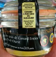 Mängden socker i Foie gras de Canard entier du Sud-Ouest