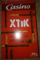 Mängden socker i Xtik chocolat noir