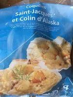Mängden socker i Coquilles Saint-Jacques* et Colin d'Alaska
