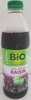 Mängden socker i Jus de raisin bio