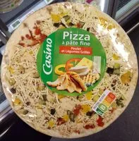 Mängden socker i Pizza à Pâte fine Poulet et Légumes Grillés
