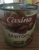 Mängden socker i Marrons entiers au jus