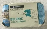 Mängden socker i Beurre au sel de Guérande