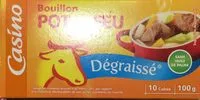 Mängden socker i Bouillon Pot au feu dégraissé en cube