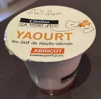 Mängden socker i Yaourt au lait de Haute-Savoie - 2 pêche / 2 abricot