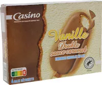 Mängden socker i Maxi bâtonnets vanille double sauce caramel enrobage chocolat au lait x4