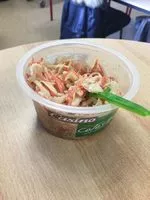 Mängden socker i Coleslaw avec fourchette