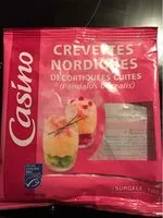 Mängden socker i Crevette Nordique décortiquée cuite MSC