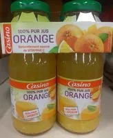 Mängden socker i 100% Pur jus orange