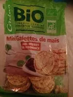 Mängden socker i Mini galettes de maïs aux herbes de provence Casino Bio