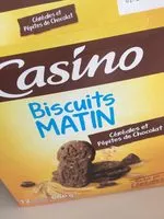 Mängden socker i Biscuits matin céréales et pépites de chocolat