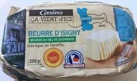 Mängden socker i Beuure d'Isigny beurre au sel de Guérande
