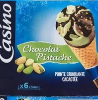 Mängden socker i Cônes Chocolat Pistache x6