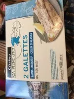 Mängden socker i 2galettes Saint-Jacques -colin d’Alaska