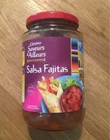 Mängden socker i Sauce Fajitas à base de tomates et légumes