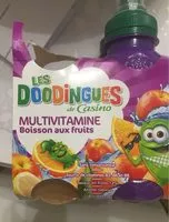 Mängden socker i Boisson aux fruits Multifruits Multivitaminée