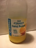 Mängden socker i Jus d'Orange sans pulpe