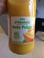 Mängden socker i Jus d'Orange avec pue