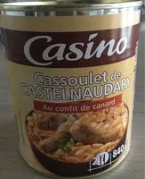 Mängden socker i Cassoulet de Castelnaudary au confit de canard