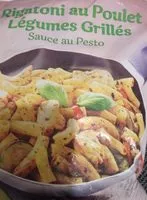 Mängden socker i Rigatoni au poulet et aux légumes grillés sauce au pesto