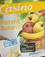 Mängden socker i Compote Pomme Banane allégée en sucres