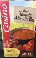 Mängden socker i La savoureuse SOUPE DE TOMATES AUX VERMICELLES