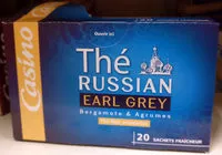 Mängden socker i Thé Russian Earl Grey