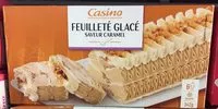Mängden socker i Feuilleté glacé caramel au beurre salé et vanille