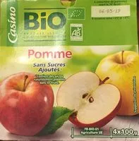 Mängden socker i Compote de pomme sans sucres ajoutés