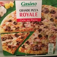 Mängden socker i Grande pizza royale cuite sur pierre