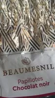 Mängden socker i Papilllotes chocolat noir 350g Beaumesnil