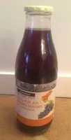 Mängden socker i 100% pur jus raisins rouges du languedoc