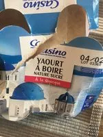 Mängden socker i Yaourt à boire nature sucré - A la Grecque