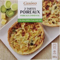 Mängden socker i 2 Tartes poireaux