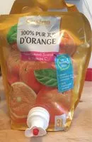 Mängden socker i 100% Pur Jus Orange