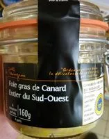 Mängden socker i Foie gras de Canard Entier du Sud-Ouest au poivre blanc
