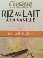 Mängden socker i Riz au lait à la vanille Au lait entier