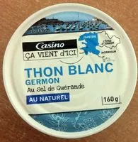 Mängden socker i Thon blanc Germon au naturel au sel de Guérande