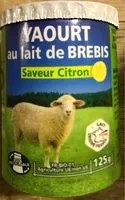 Mängden socker i Yaourt de brebis à l'arôme naturel de citron