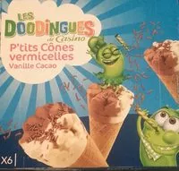 Mängden socker i P'tits cônes vermicelles x6