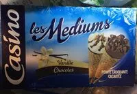 Mängden socker i Cônes Les médiums Vanille Chocolat x8